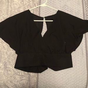 New Black crop top